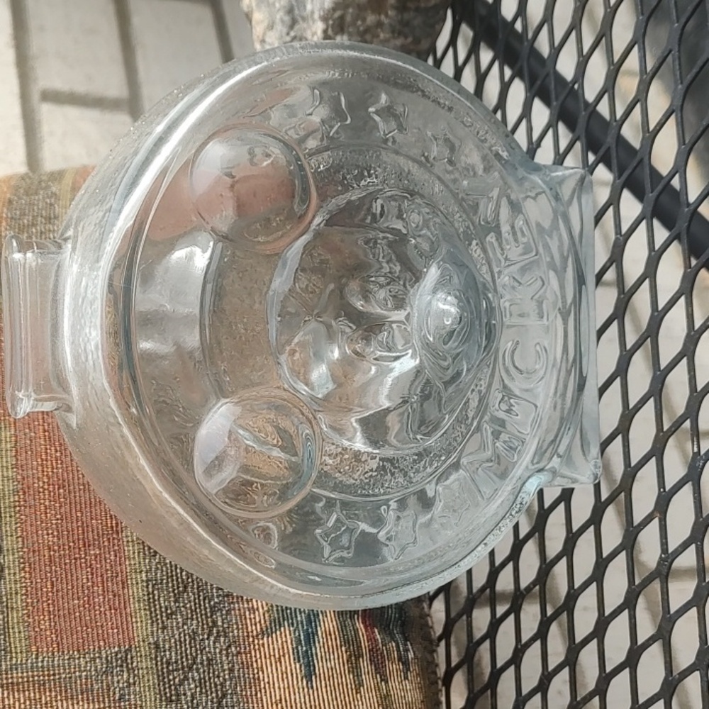 Minnie/Mickey 🐭 Clear Glass Piggy Bank Jar - Picture 5 of 8